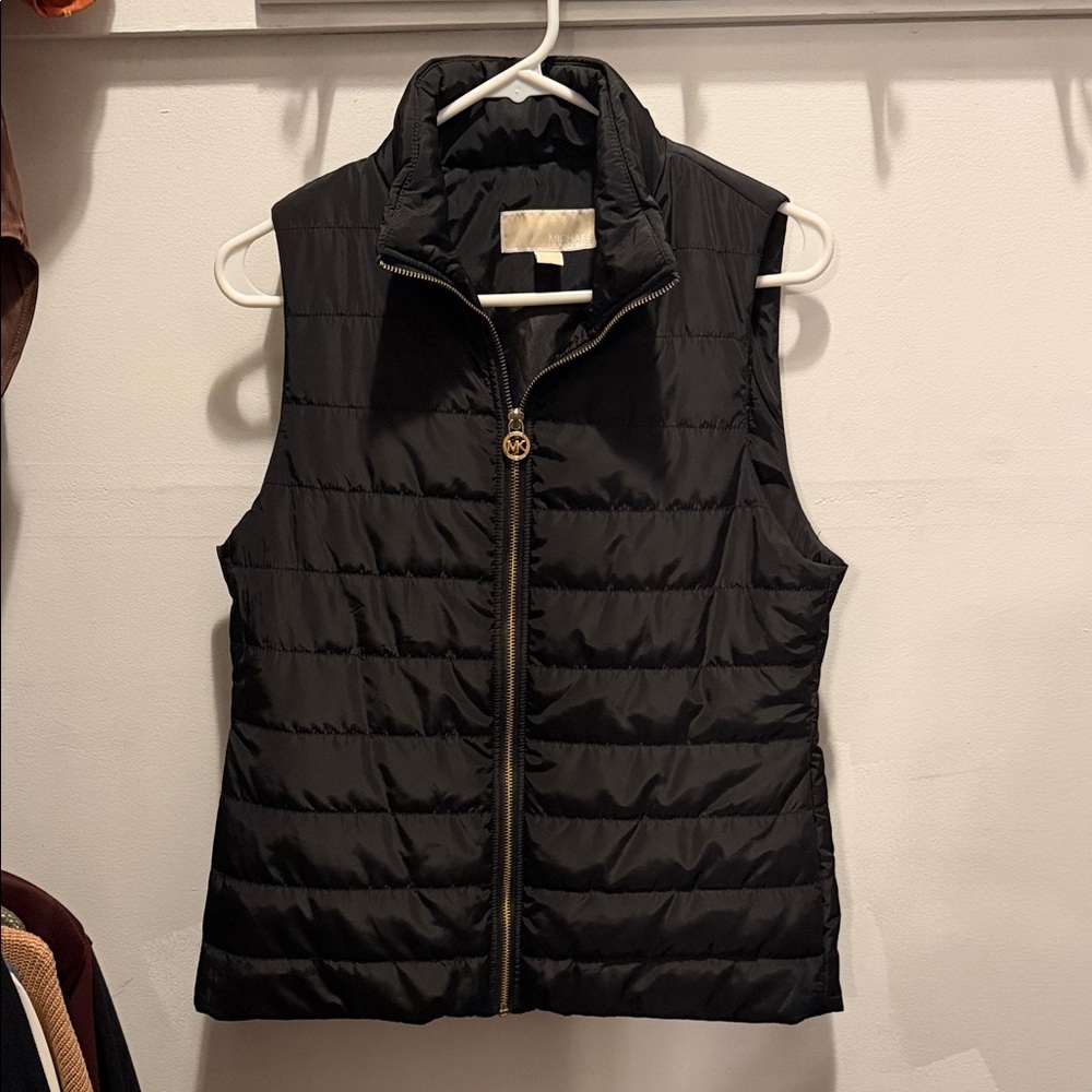 Michael Kors Black Puffer Vest